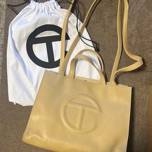 Telfar Shopping Bag Medium Cream
